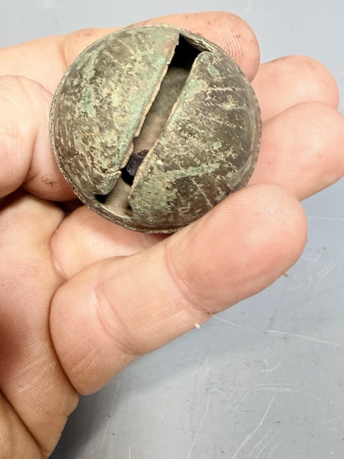 Antique Crotal Bell Rumble Sleigh Bell 18th C Horse Harness Equestrian Works