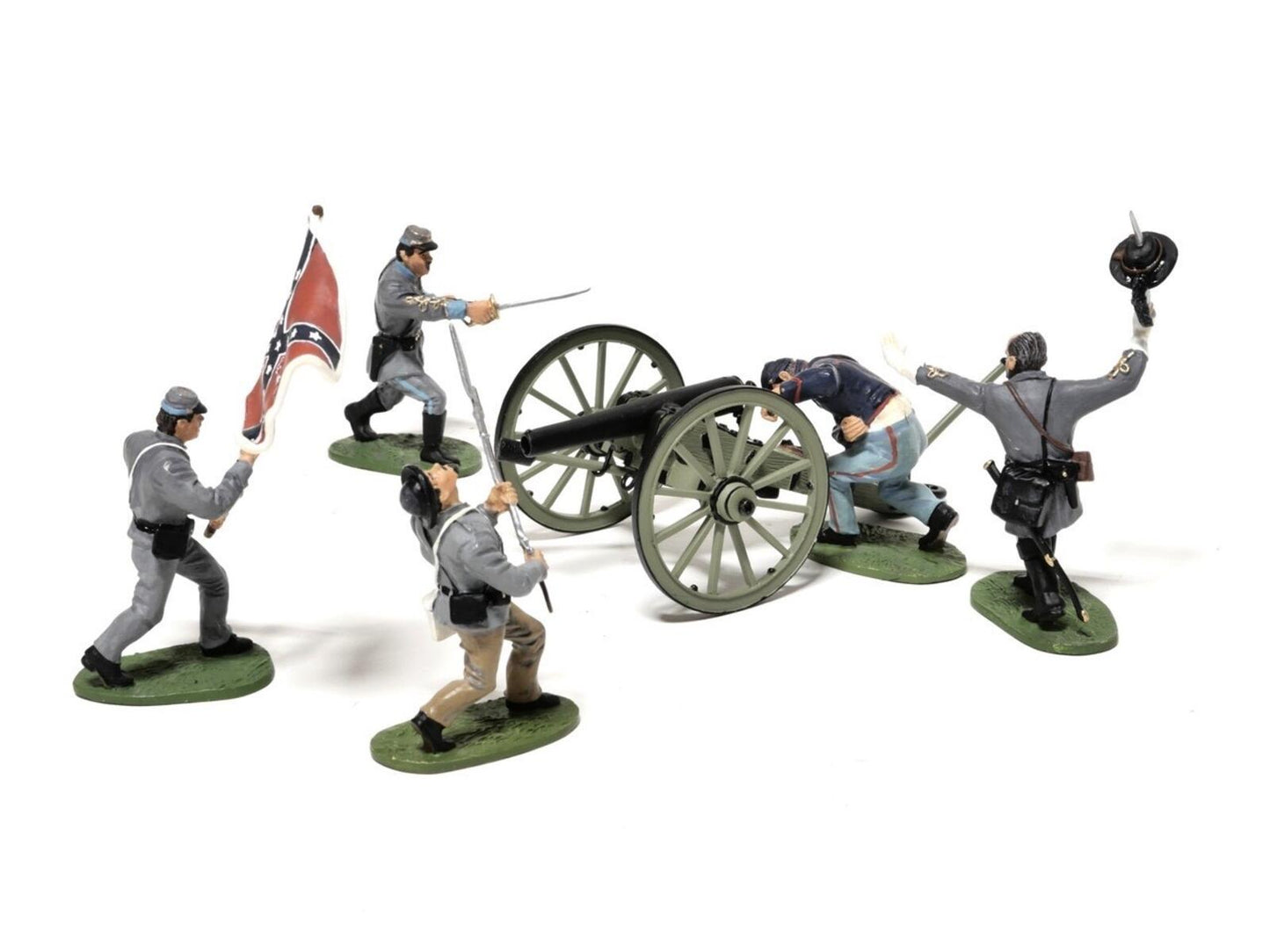 W Britains AMERICAN CIVIL WAR #17244 FOWARD WITH THE COLOURS  54MM NEW