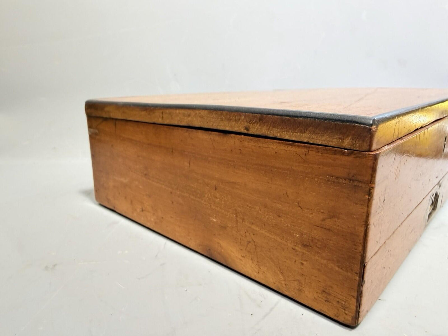 Reeves & Son Cheapside Mahogany Artist Paint Box Victorian Upcycle 19th C