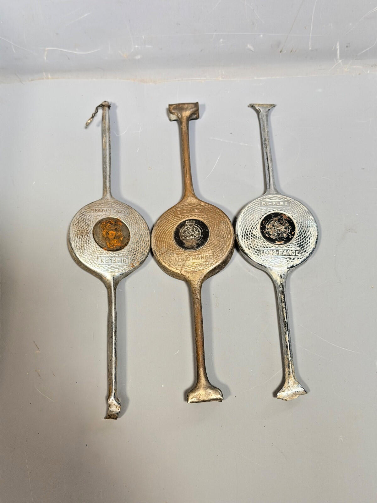 Vintage Joseph Lucas bi flex long range headlamp beam deflectors diverter x 3