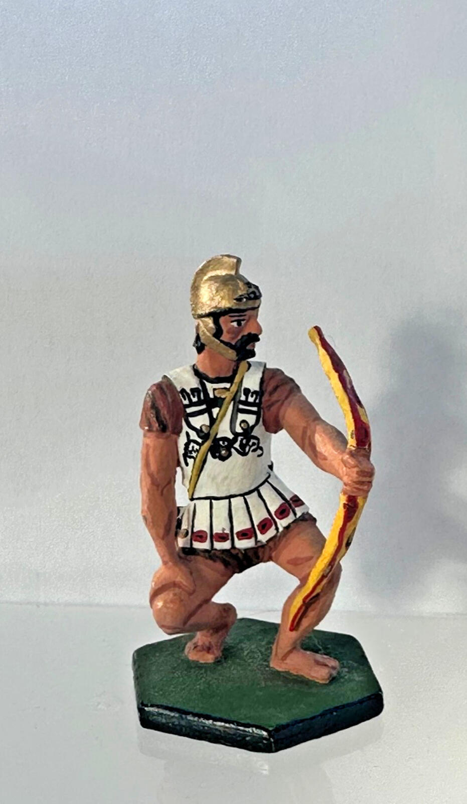 GREEK ARCHER  toy soldiers studio painted 1/32 NIENA ST PETERSBURG RUBTSOVA