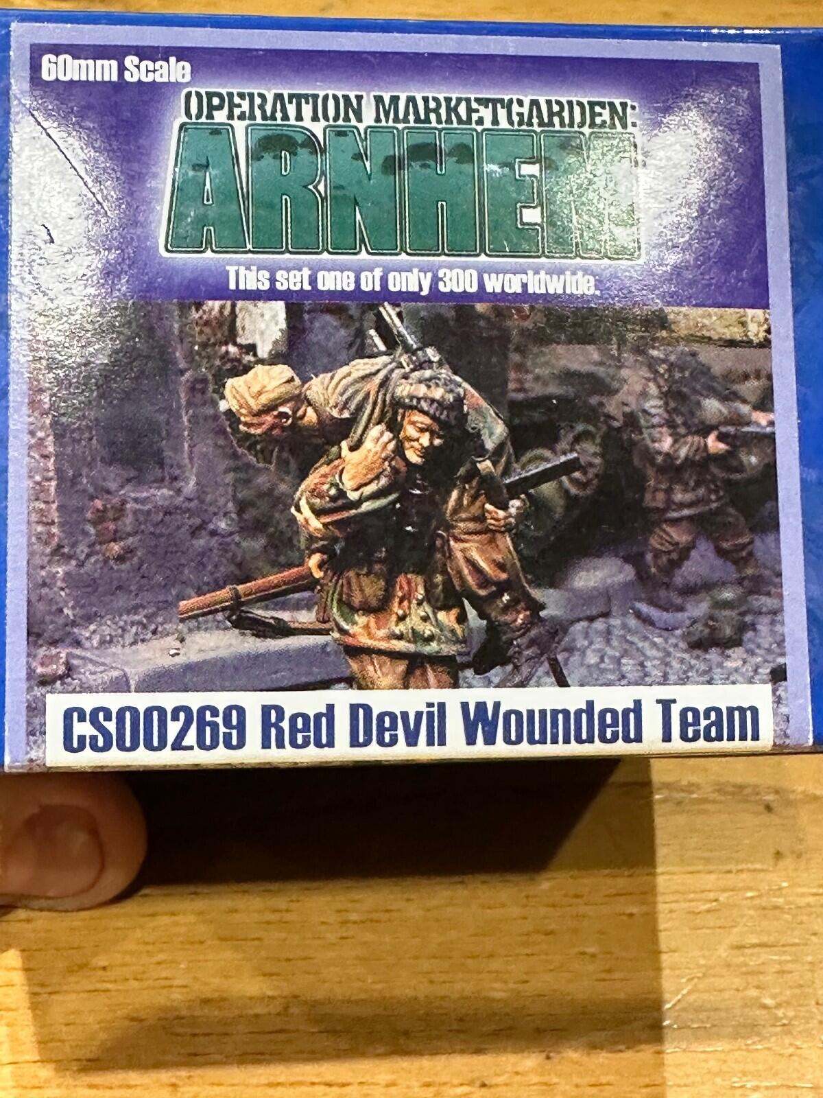 MARKET GARDEN WOUNDED RED DEVILS #CS00269 NEW COLLECTORS SHOWCASE MINIATURES