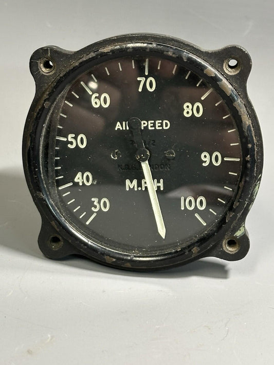 WW2 RAF 100mph Cockpit  Gauge bomber, trainer