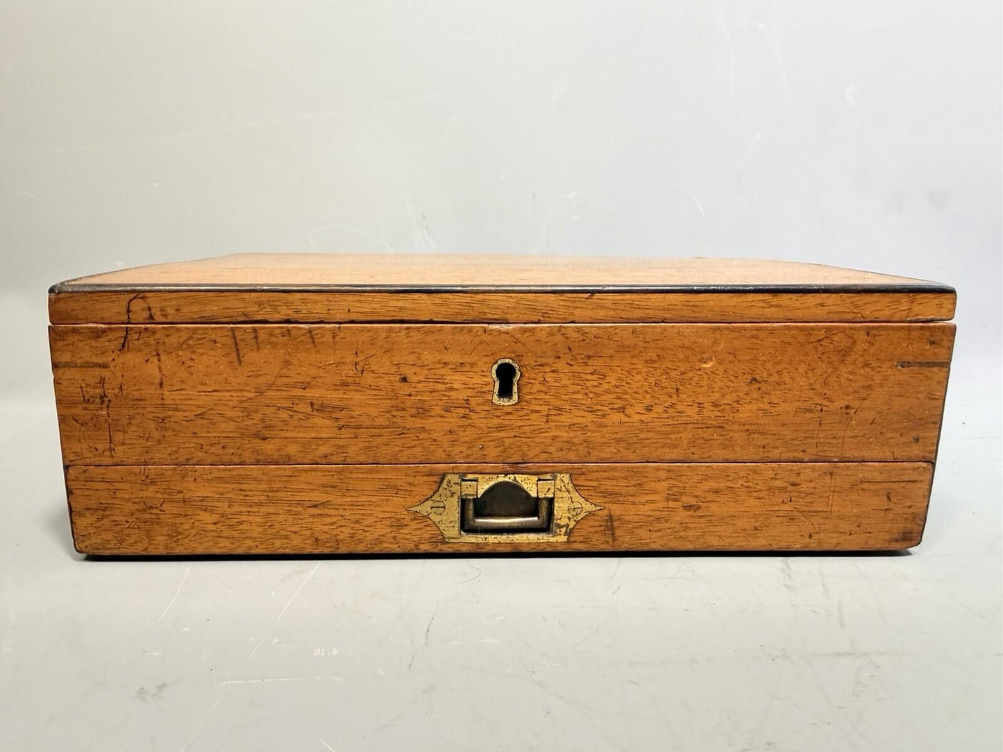 Reeves & Son Cheapside Mahogany Artist Paint Box Victorian Upcycle 19th C