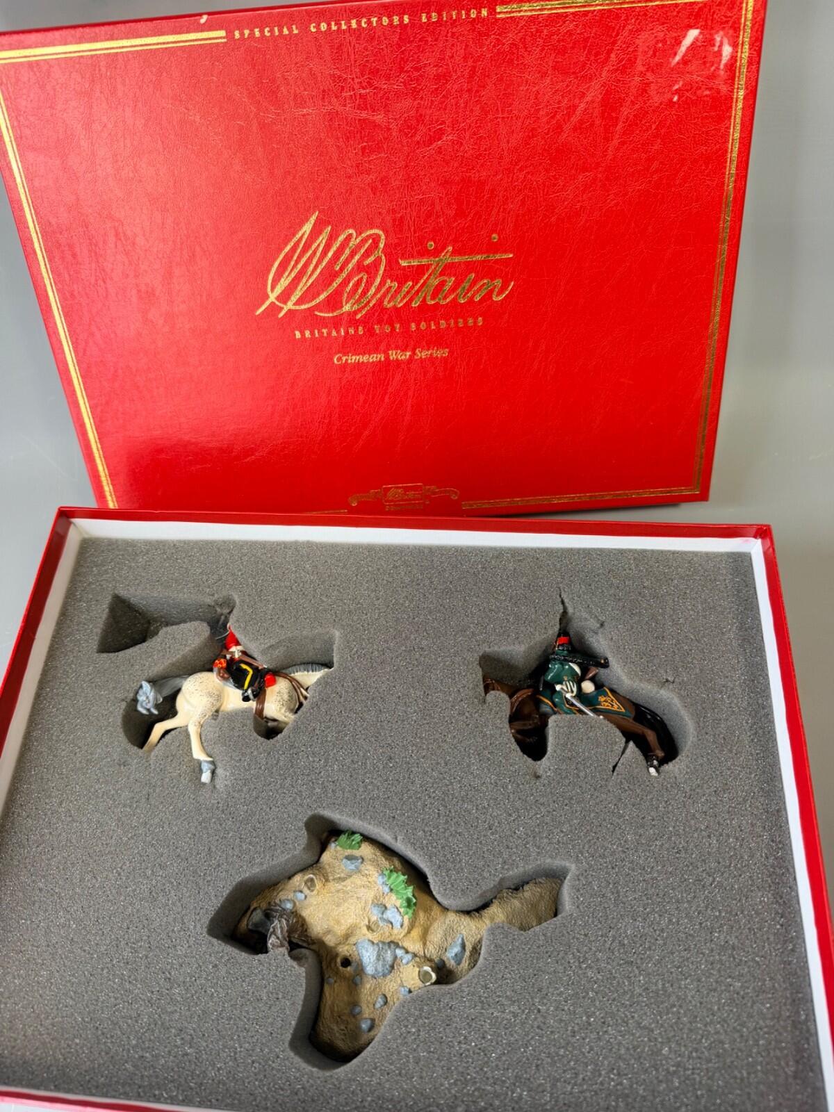 Britains Scots Greys 11th Hussars Duel Crimean War Set 00170 Boxed