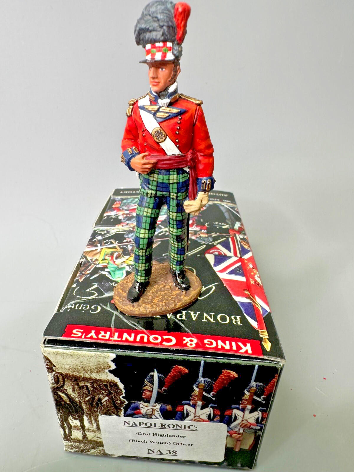 napoleonic NA 38 BLACK WATCH OFFICER 42ND HIGHLAND   new KING & COUNTRY