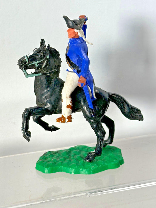 American war of independence 1st ed mounted soldier 1/32 timpo plastic