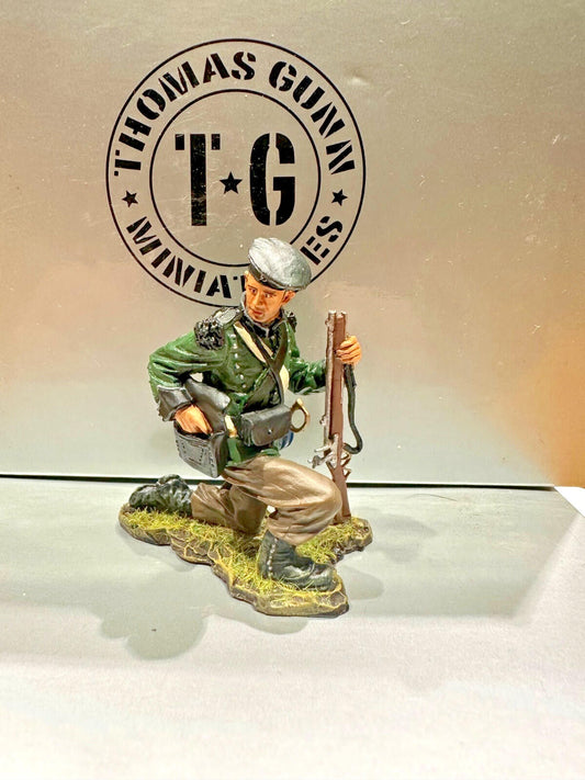 THOMAS GUNN 95TH RIFLES KNEELING RELOAD  NAP20B Napoleonic 1812 Figure NOS