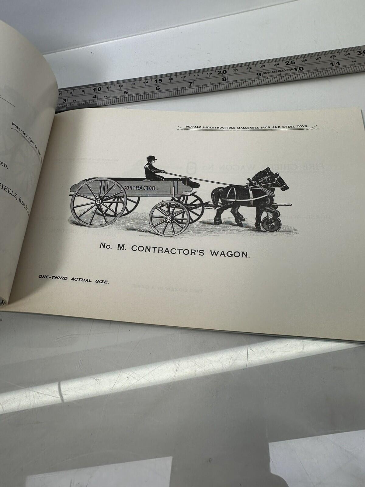 Buffalo Indestructible Malleable Iron and Steel Toys Catalog 1920?s Rare