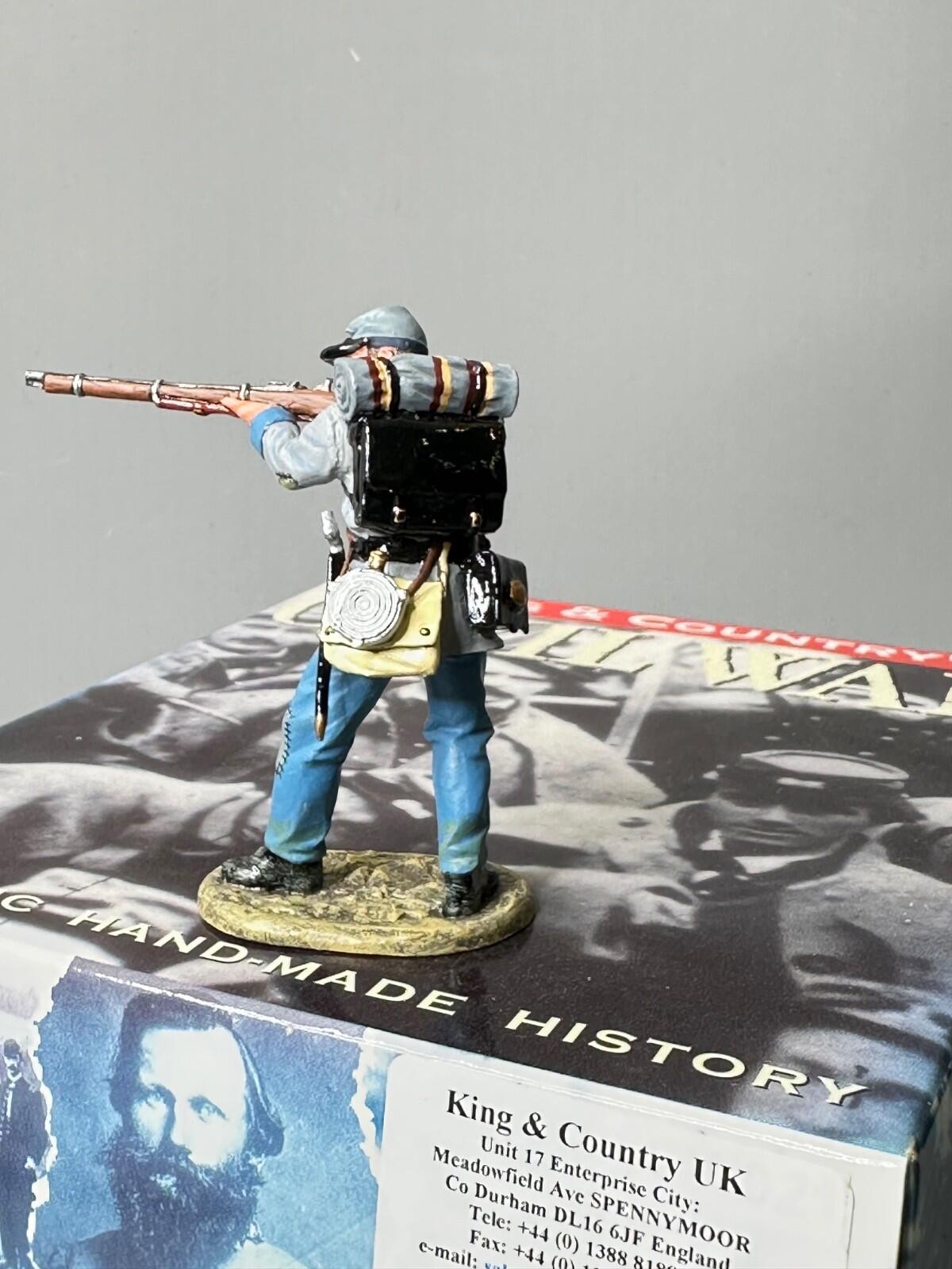 ACW CW21 Rebel standing firing rifle American civil war new KING & COUNTRY
