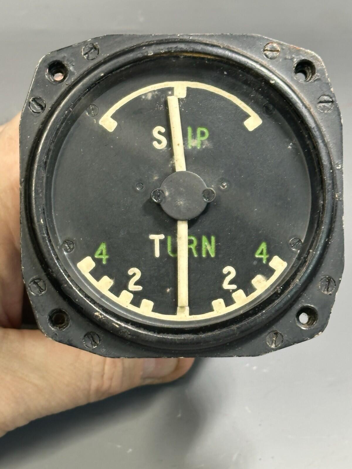 Ww2 Air Ministry Turn & Slip Gauge RAF fighter Bomber Transport Aeroplanes