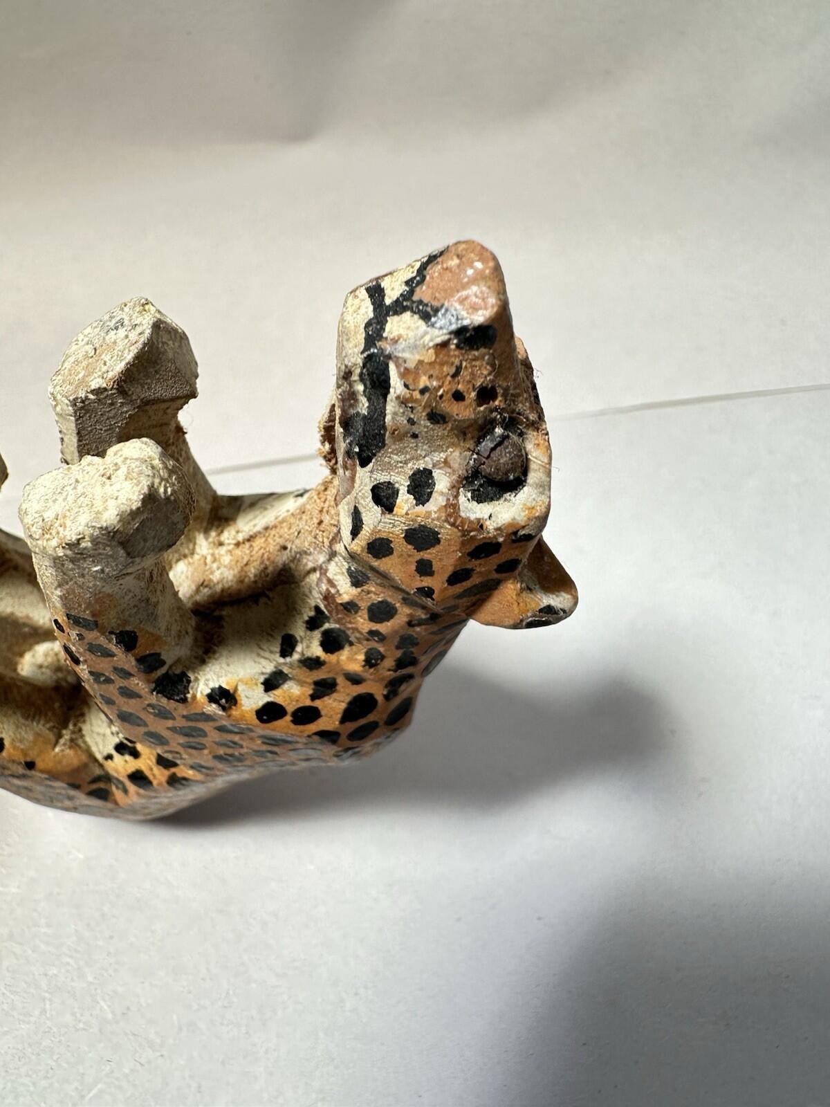 Forest Toys of Brockenhurst: Leopard Drinking Very Rare Frank Whittington -