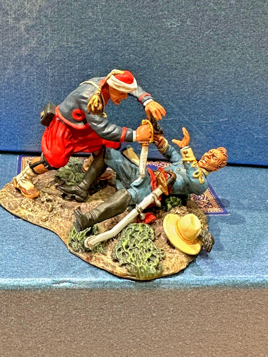 ZOUAVES ACW 2  -zouave vs confederate set #1- 2 piece new CONTE COLLECTABLES