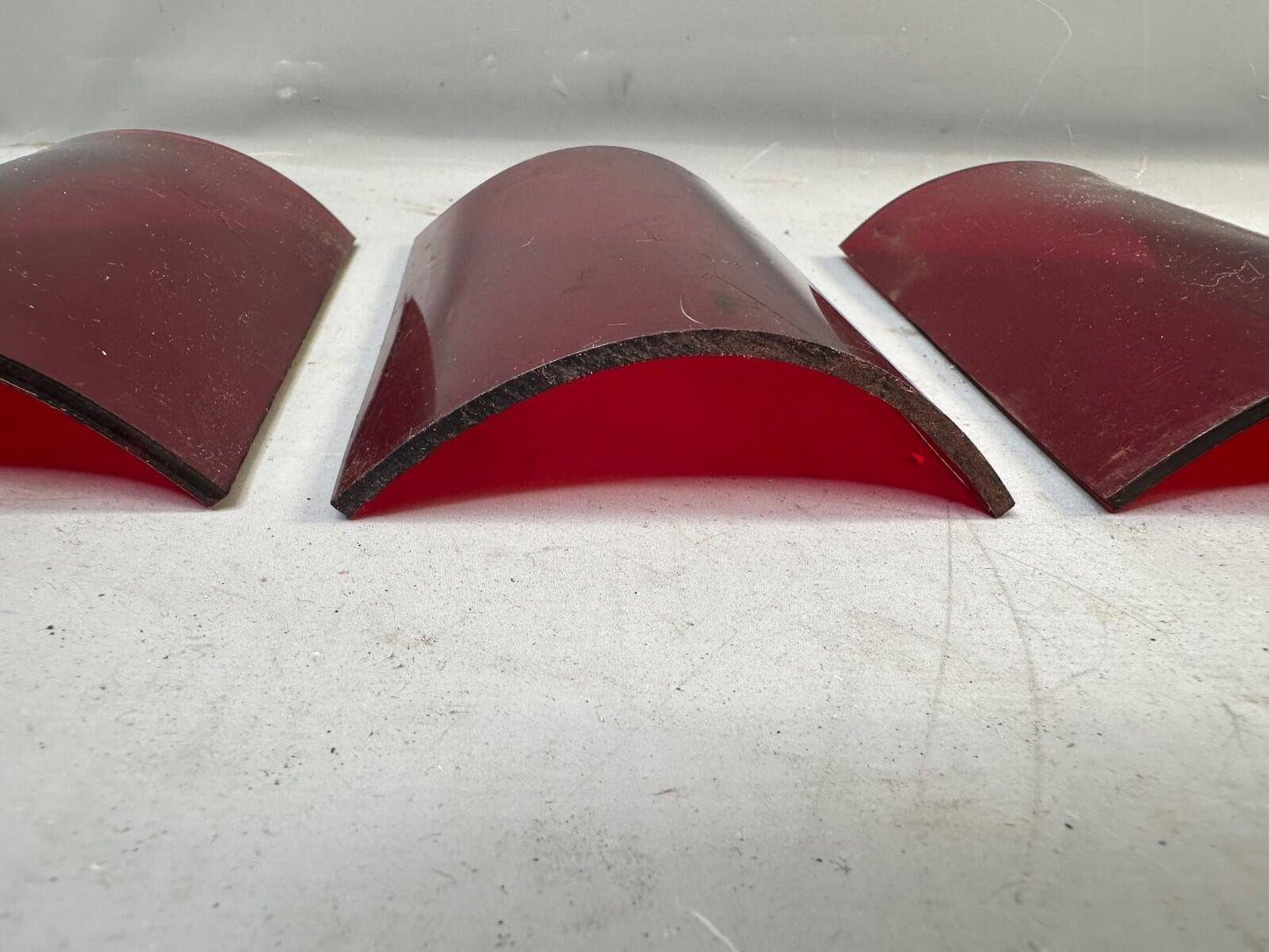 Vintage Railway hand Signal Red PLASTIC  Lamp Panels  Job Lot BR, GWR,LMS