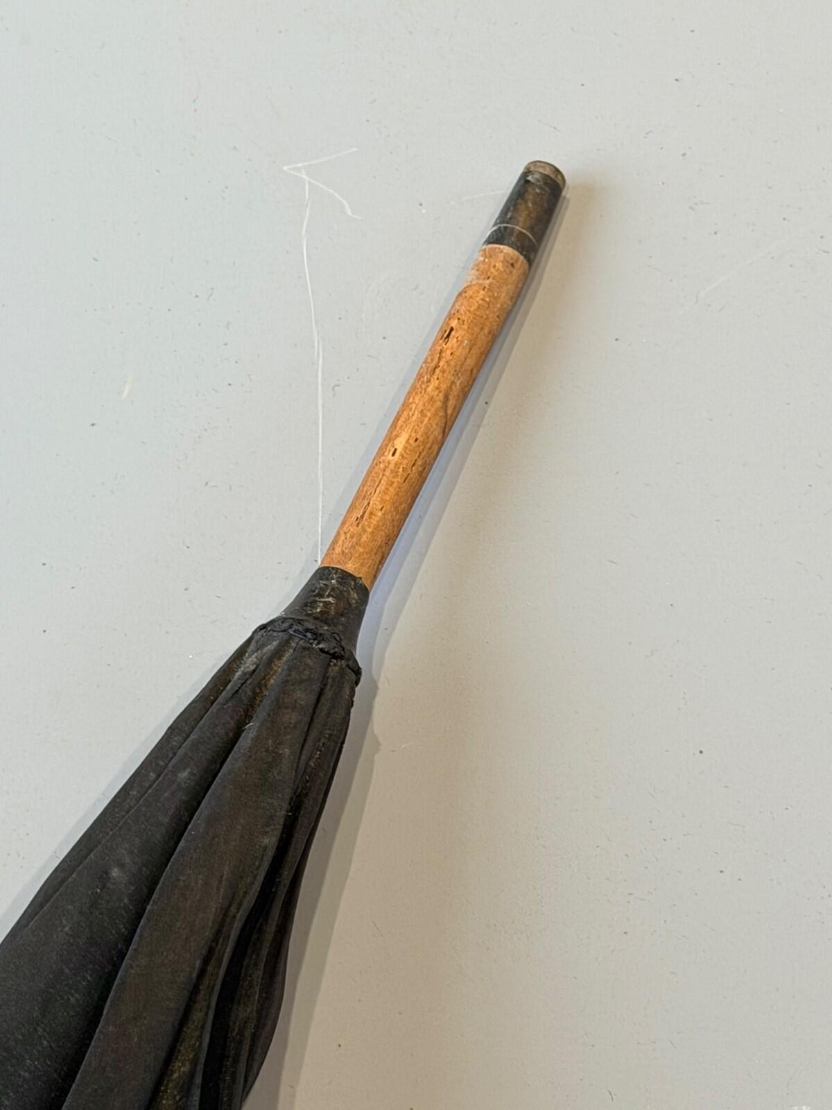 Antique S Fox & Co Peerless Umbrella Plastic Handle Victorian Style Black