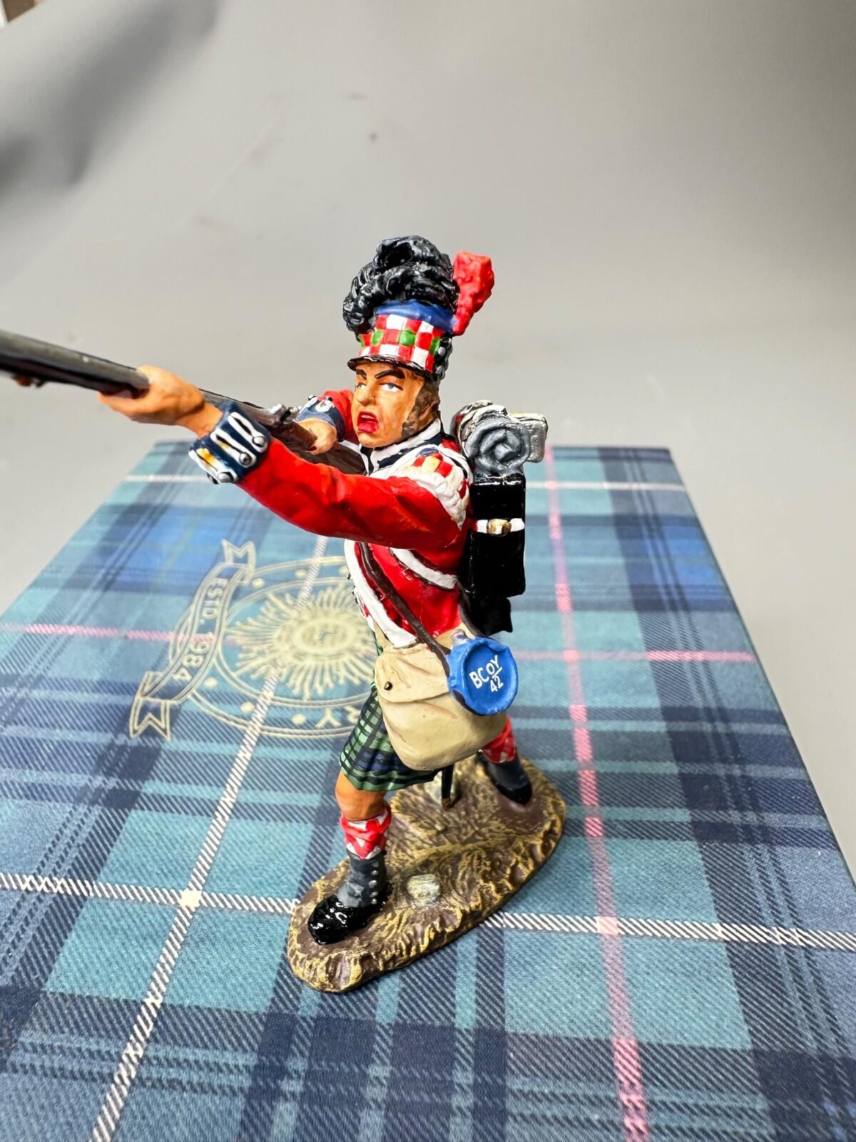 Napoleonic 42ND HIGHLANDER BLACK WATCH LUNGING 1:30 NA54 King & country