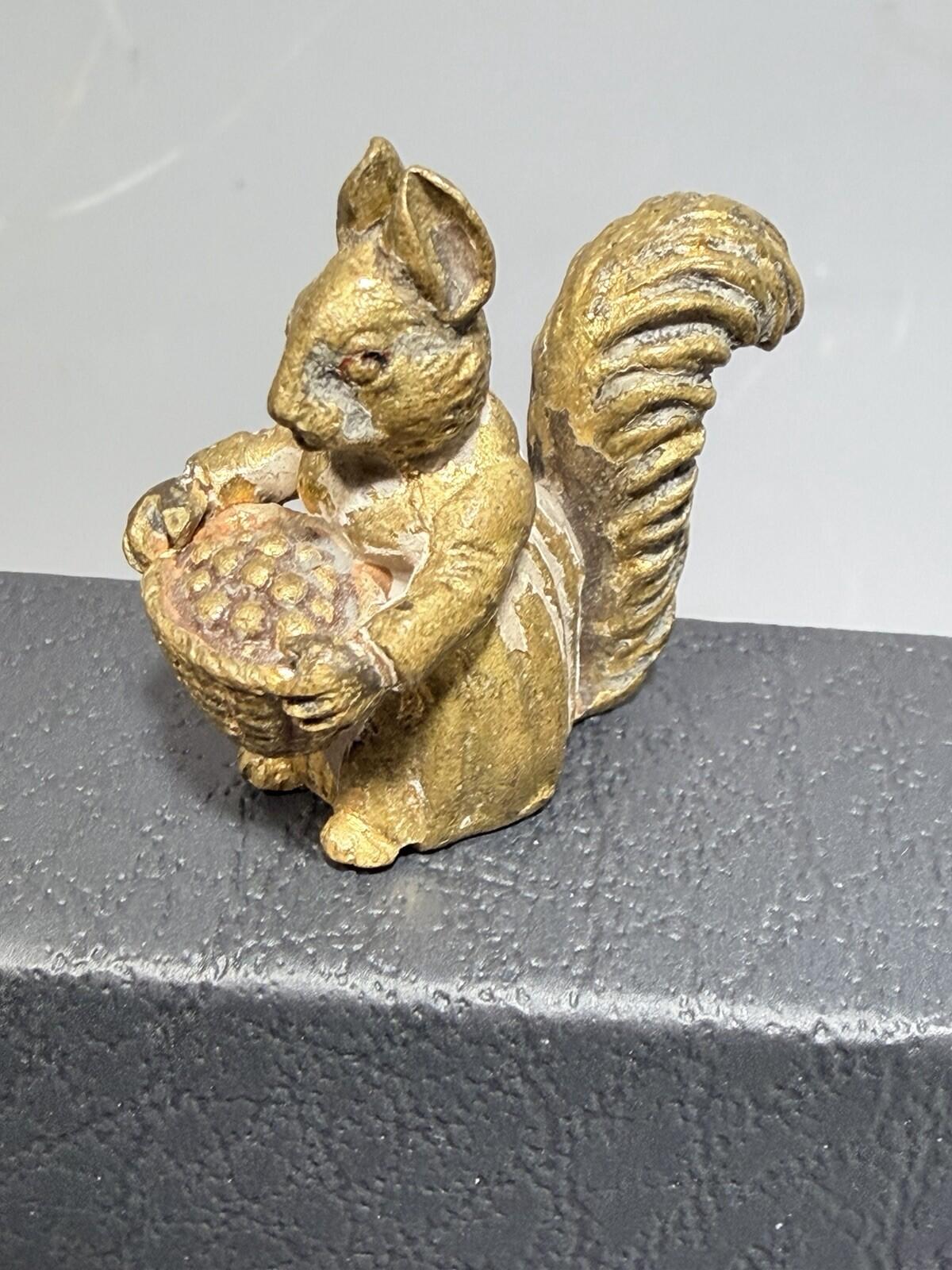 Goody Tiptoes Miniature Cold Painted Bronze Figure - Unsigned - Beatrix Potter